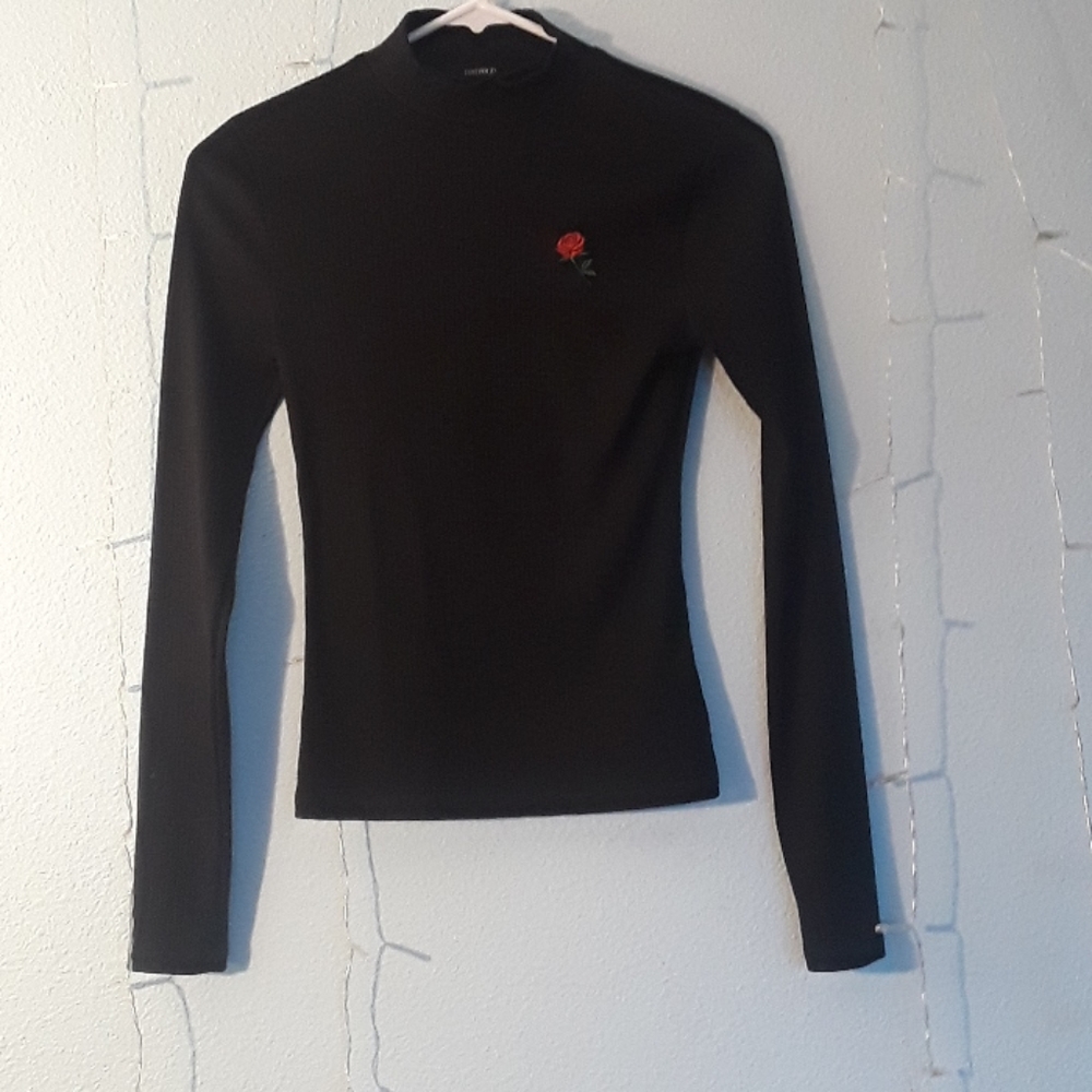 Mockneck tight sweater